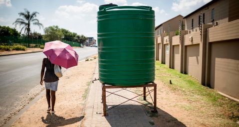Lockdown regulations prevented installation of water tanks, minister says