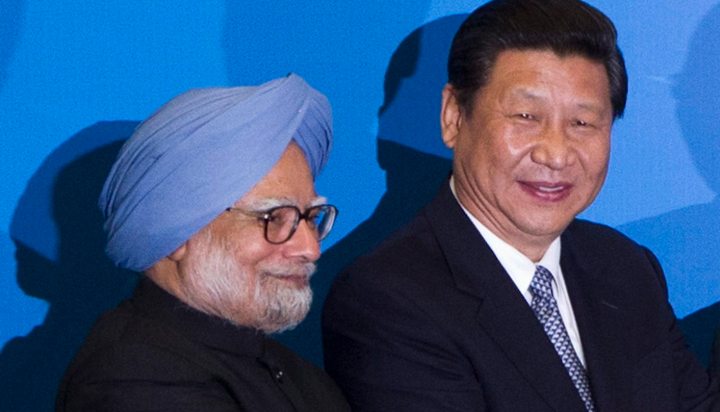 China and India face off along frozen border