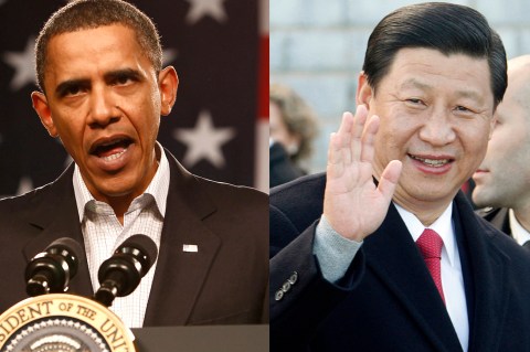 Xi Jinping and Barack Obama’s awkward Valentine’s Day embrace