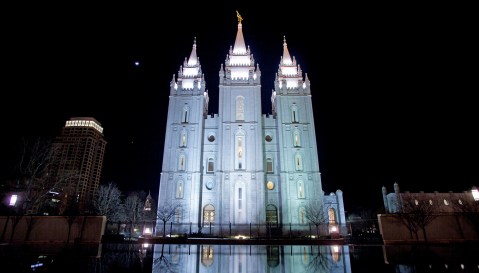 Mormon church made wealthy by donations