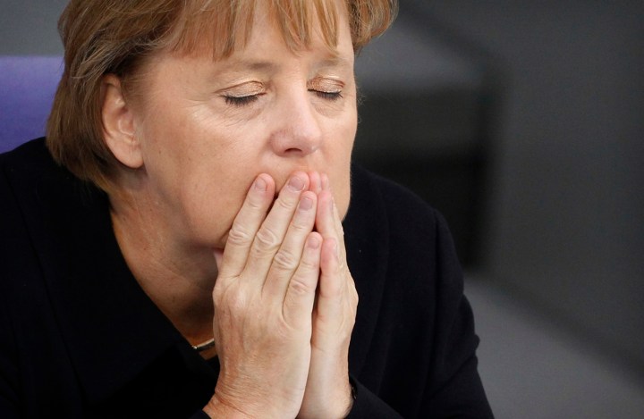 Angela Merkel, a rock beneath the European feet