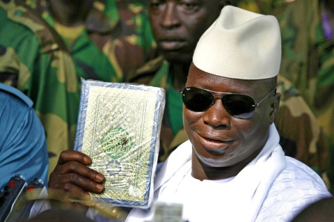 Gambian president has a go at journalists