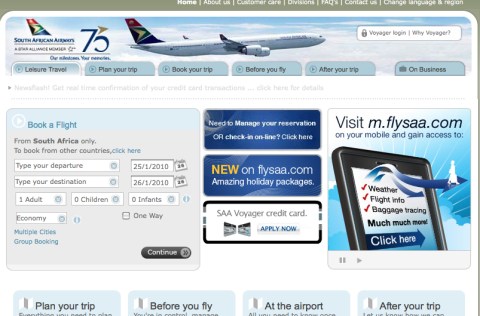 SAA website goes down as domain suspended