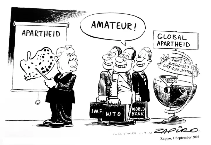 No laughing matter: cartoons of South Africa in the wor...