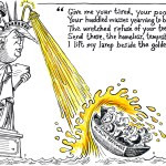 Golden Shower, Lady Liberty edition