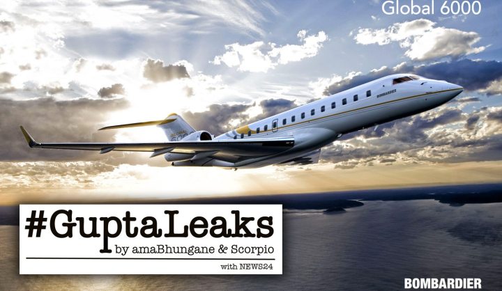 Flying low: The Guptas could lose ZS-OAK, their private jet