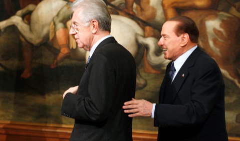 Monti govt at risk after Berlusconi withdraws support