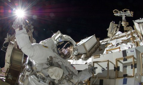 Spacewalking astronauts fix station’s power system