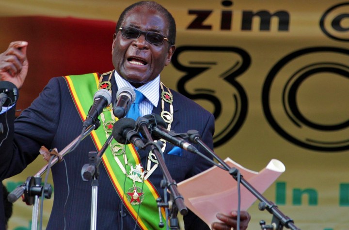 19 April: After 30 years at the helm, Mugabe sounds sane for a very, very short moment