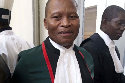 Mogoeng’s first day on the job