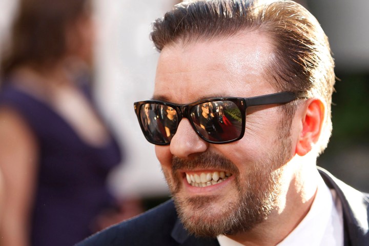 Ricky Gervais: Biting hard on the hand that feeds