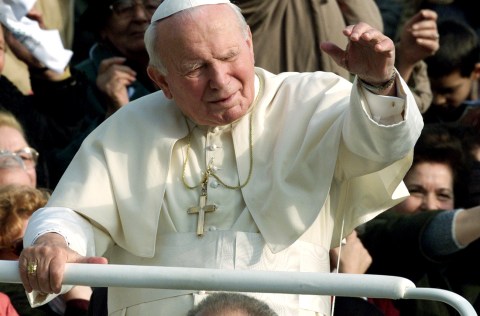 Pope John Paul II goes marchin’ in towards sainthood