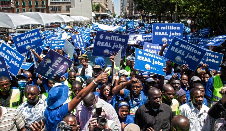 In pictures: DA vs. ANC, on the ground