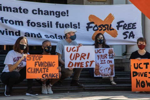 Green power: UCT put in crosshairs by climate crisis activists taking a stand against fossil fuels