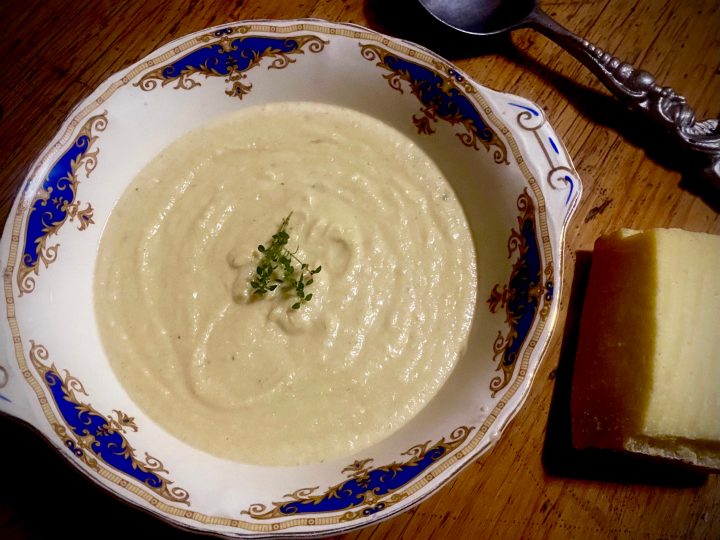 What’s cooking today: Roasted cauliflower and cheese soup