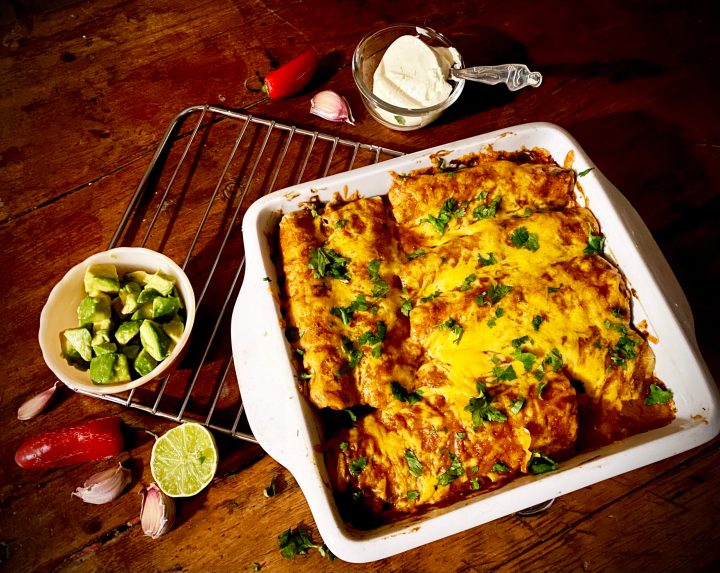 What’s cooking today: Chicken enchiladas