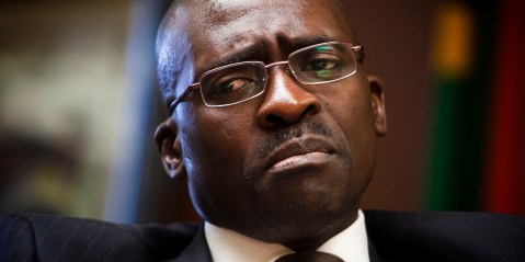 Empty suit: Serial Cabinet minister Malusi Gigaba says it was just a coincidence State Capture happened on his watch