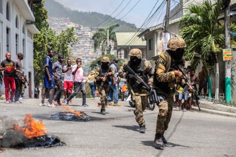Protests in Haiti flare up after police officers killed in gang violence