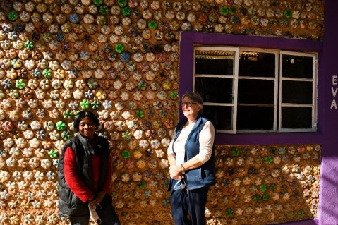 Repurposing Waste: West Rand nursery school gets an ecobrick classroom made from three tonnes of non-recyclable plastic