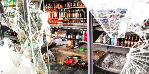 Liquor store owners terrified and devastated by looting, while industry calls for end to alcohol ban
