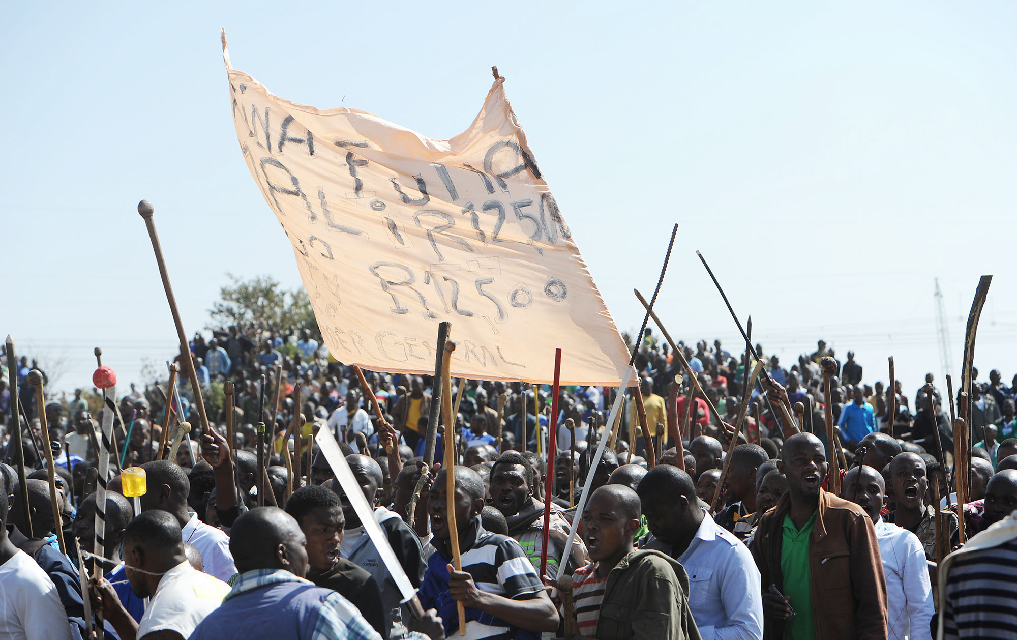 Mine workers, Marikana massacre