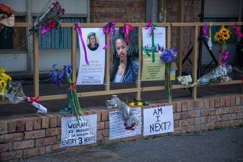 Claremont community in Cape Town commemorates Uyinene Mrwetyana’s death