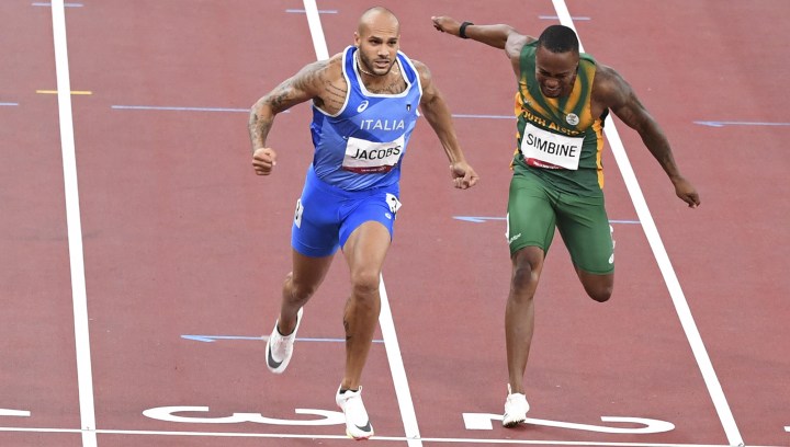 South Africa’s Akani Simbine misses out on 100m medal after Italy’s Lamont Jacobs stuns the world