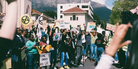 South African protesters join global climate strike event