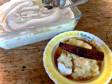 Throwback Thursday: Sago pudding with hanepoot-apricot syrup