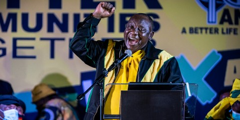 Raining on Ramaphosa’s parade: Final campaign rally becomes a metaphor for ANC’s challenges