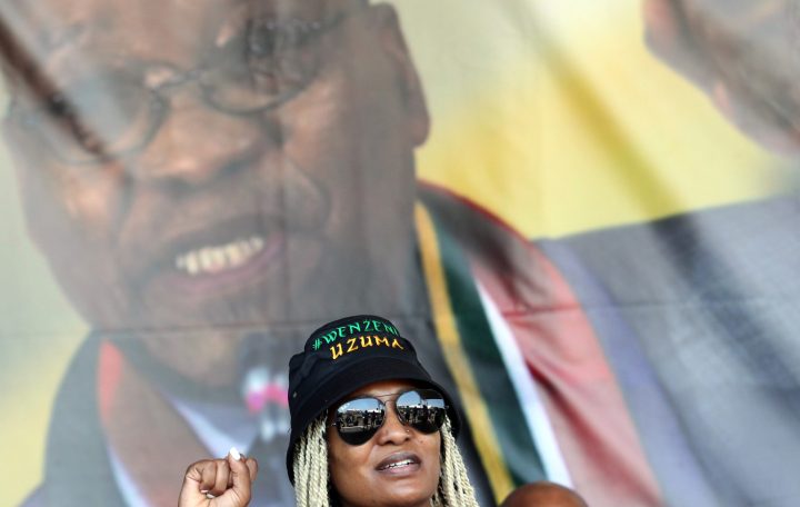 Vote ANC despite current leadership behaviour, Zuma tells supporters in video link at rally of the faithful