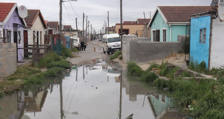 Ground Level Report: Where the stench of sewage could lead to victory for a Khayelitsha independent candidate