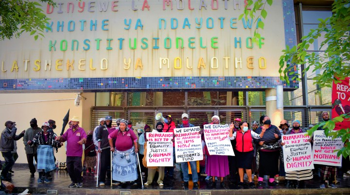 Senior activists demand reparations for victims of apartheid