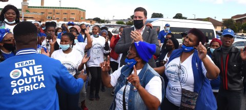 DA’s final chance to energise voters pushes anti-ANC campaign message in Cape Town