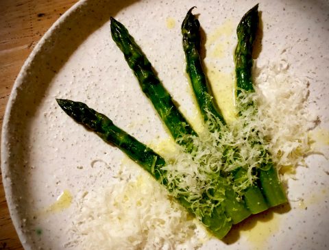What’s cooking today: Asparagus with Parmesan butter