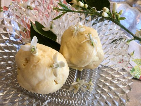 What’s cooking today: Orange blossom ice cream