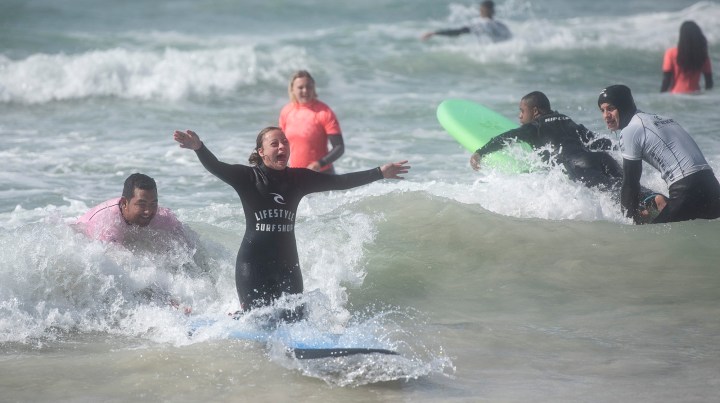 Riding a wave: Surfing spreads delight and creates awareness of those with special needs