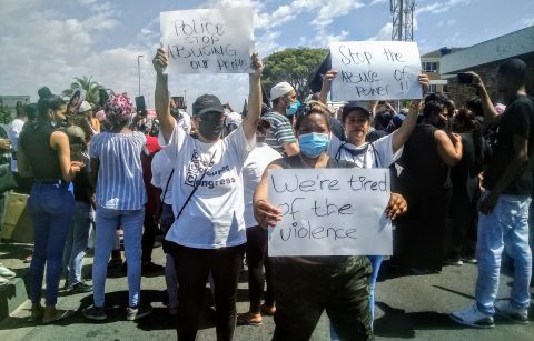 Mitchells Plain protestors demand protection, service and accountability from SAPS