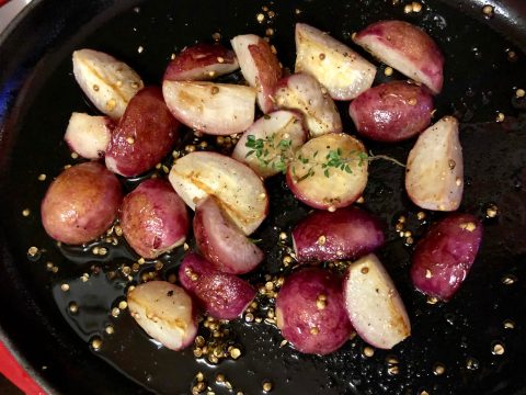 What’s cooking today: Radishes a la plancha