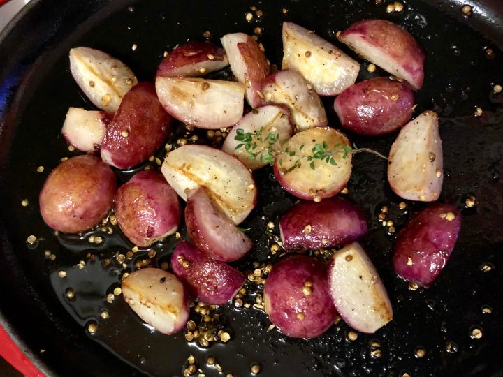 What’s cooking today: Radishes a la plancha