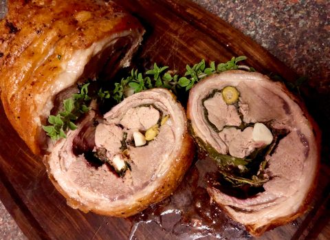 What’s cooking today: Stuffed & rolled saddle of Karoo lamb