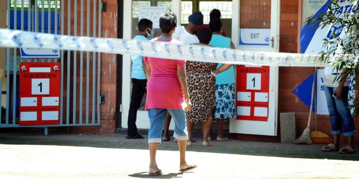 A fragile peace hangs over Phoenix in KwaZulu-Natal as people come out to vote