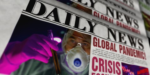 Study finds front-page stories about Covid-19 pandemic were sensationalist and unhelpful