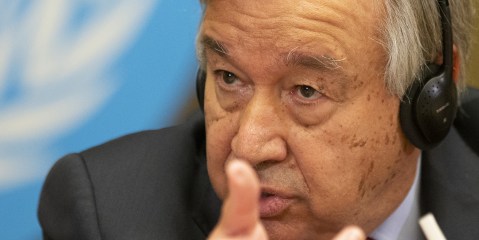 Fossil fuels: Humanity digging its own grave, UN secretary-general tells world leaders