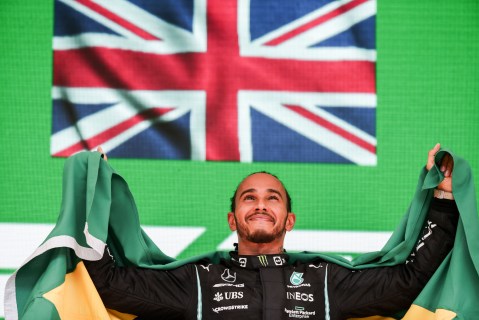 Formula 1: Hamilton hunts down Verstappen for victory in Brazil