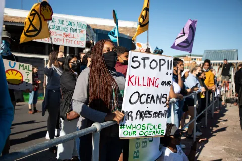 Road to hell for marine life: Shell’s Wild Coast seismic assessment plans meet mounting public protest