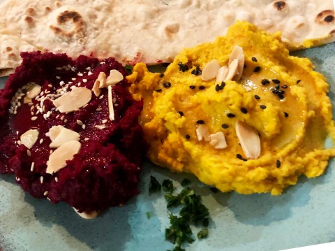 What’s cooking today: Roasted carrot & roasted beetroot hummus
