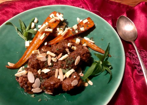 What’s cooking today: Lamb and date tagine with spiced glazed carrots