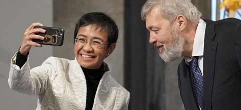 Nobel laureate Maria Ressa: Technology and social media are corroding democracy – we’re at a sliding door moment