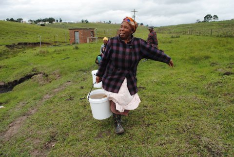 Villagers forced to carry water buckets for kilometres as water workers go unpaid for months at a time
